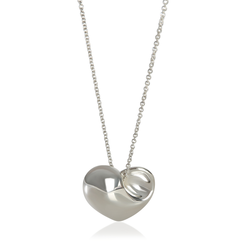 Tiffany & Co. Sterling Silver  Folded Heart Pendant